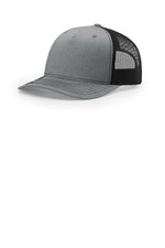 Richardson 112FP Heather Grey Black - front Model