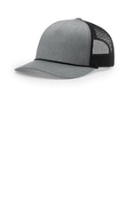 Richardson 112FPR Heather Grey Black Black - front Model